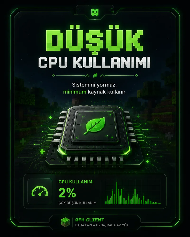 Düşük CPU Kullanımı